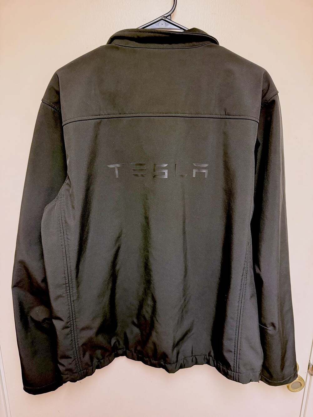 Tesla Men's Corporate Softshell Jacket Black Logo Size Medium